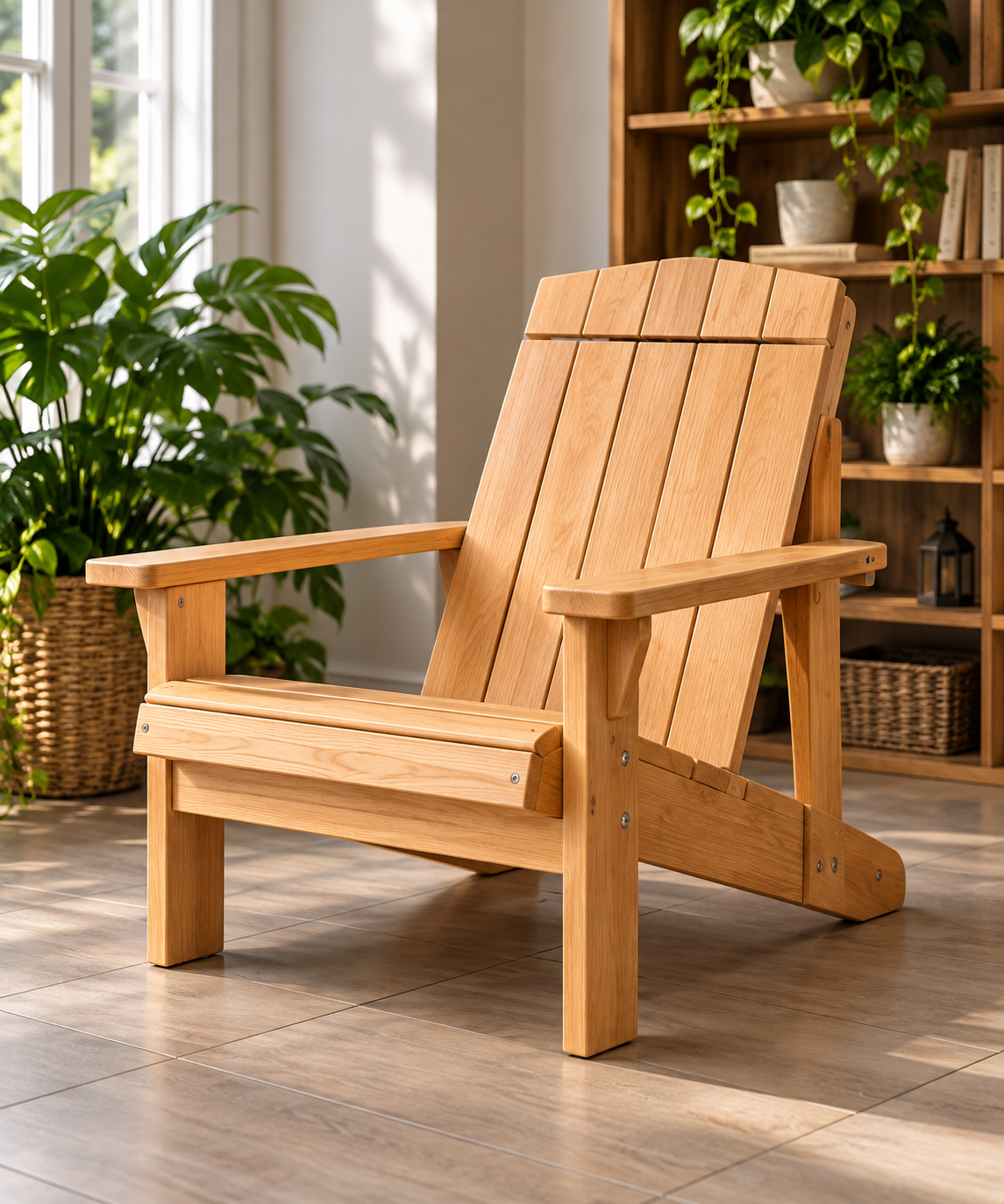 Adirondack and ergonomic patio chair woodworking plans