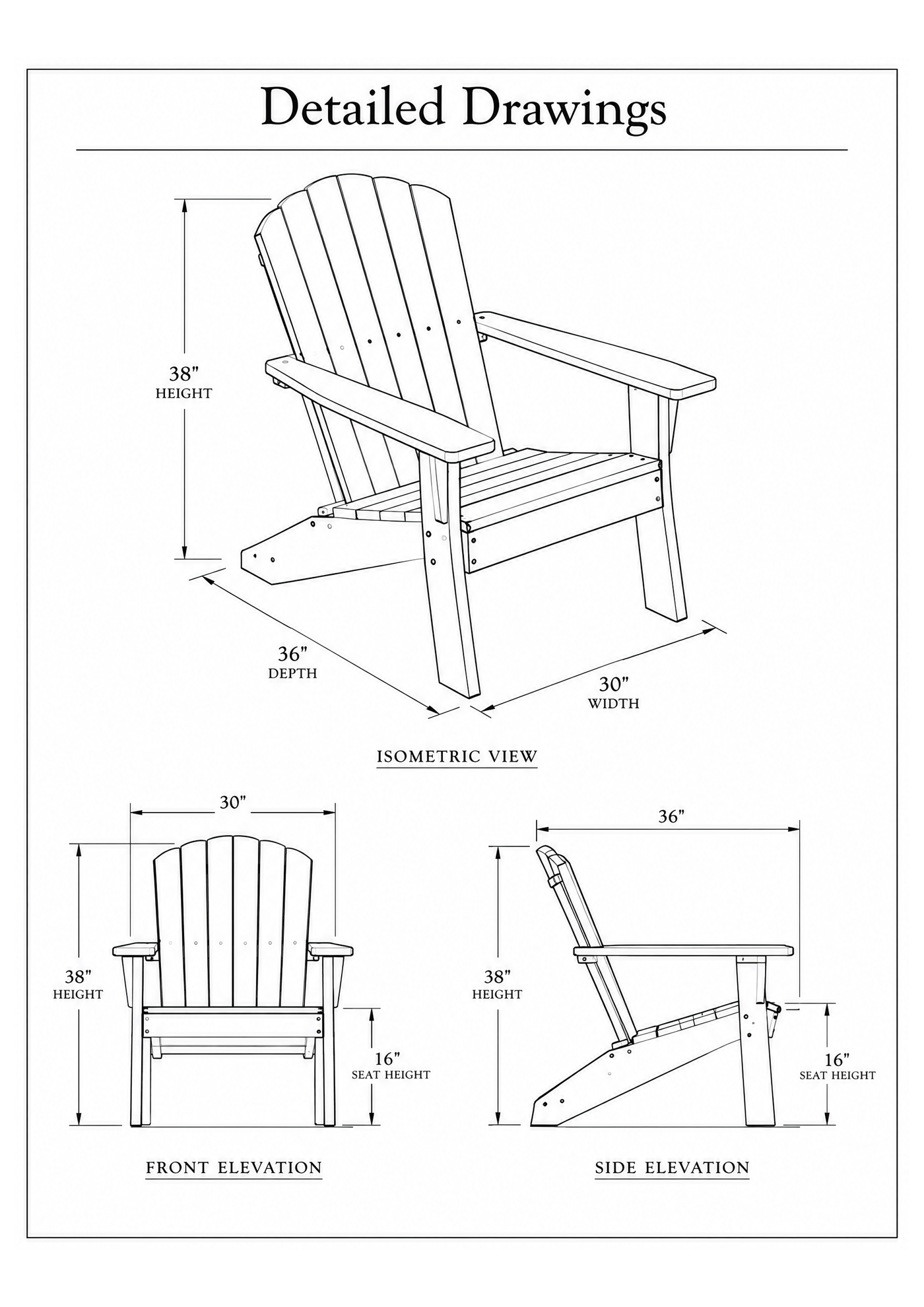 Atlas Make woodworking plan sheet 2: Dimensioned orthographic CAD blueprints and exploded view