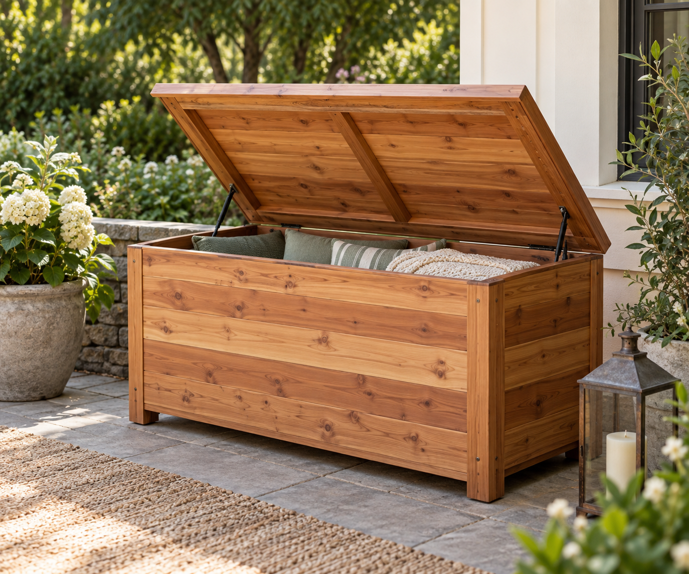 Heirloom wooden storage chest woodworking project with cut list
